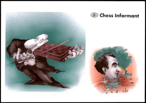 Ansichtskarte  Schach-Motiv-/Korrespondenzkarte (Chess Informant) 2010