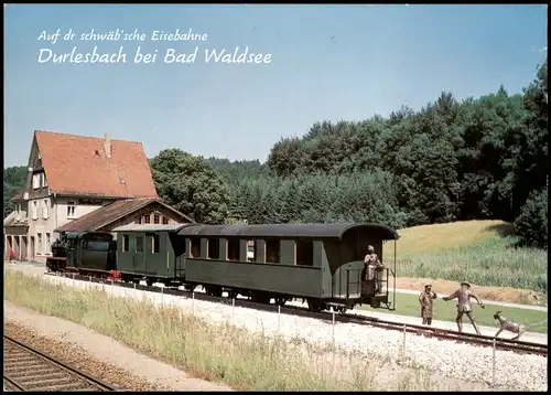 Ansichtskarte Bad Waldsee Bahnhof Durlesbach 2009