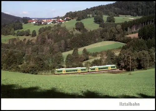 Ansichtskarte .Bayern Bayern Ilztalbahn Bahnstrecke Passau–Freyung 2008