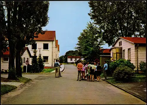 Friedland (Niedersachsen) Eine Lagerstraße Grenzdurchgangslager Friedland 1973