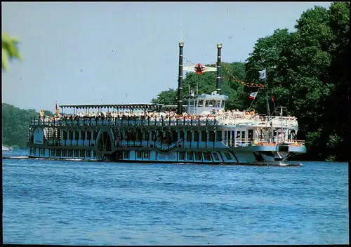 Schiff Fahrgastschiff Binnenschiff HAVEL QUEEN Schiffsfoto-AK 1989