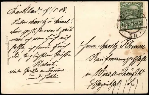 Karlsbad Karlovy Vary BELEBTE FRÜHPROMENADE AM MÜHLBRUNNEN 1913