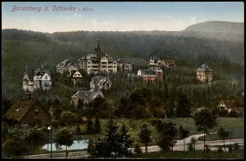 Ansichtskarte Schierke Barenberg bei Schierke im Harz 1910