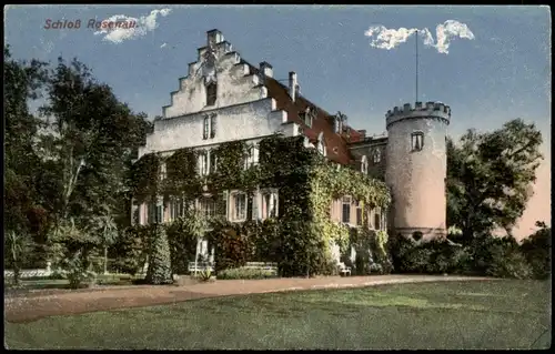 Ansichtskarte Coburg Schloss Rosenau, Heliocolorkarte O.Z. 1910