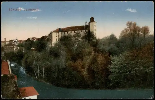 Ansichtskarte Glauchau Tal - Schloss 1915