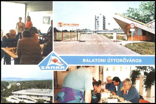 .Ungarn Schach Chess - Spiel Ungarn Magyar BALATONI ÚTTÖRŐVÁROS 1980