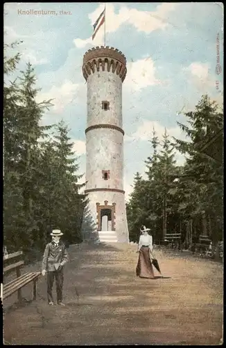 Ansichtskarte Herzberg (Harz) Knollenturm, Harz. 1912