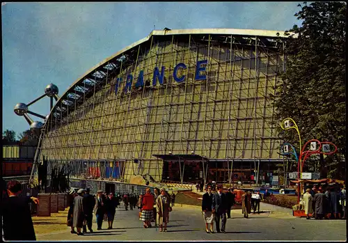 Brüssel Bruxelles EXPOSITION UNIVERSELLE Pavillon de la France 1958