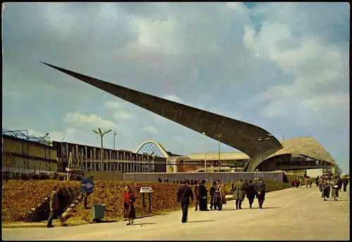 Brüssel Bruxelles La flèche du Génie Civil EXPOSITION UNIVERSELLE 1958