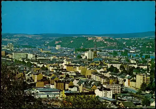 Ansichtskarte Koblenz Stadt Panorama-Ansicht 1970