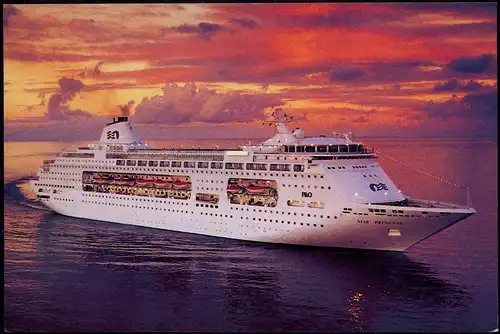 Ansichtskarte  Schiffsfoto-AK Ship STAR PRINCESS PRINCESS CRUISES 1990