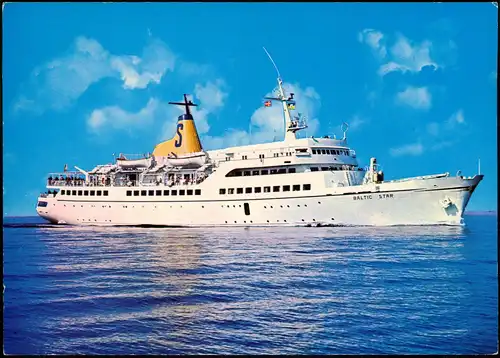 Ansichtskarte  Ship Schiff MS BALTIC STAR Schiffsfoto-AK 1970