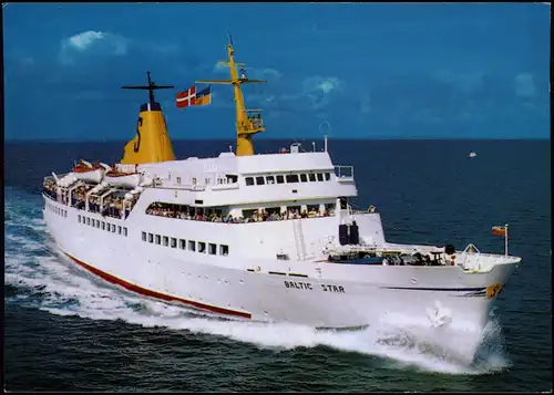 Ansichtskarte  Schiffsfoto-AK Schiff Ship MS BALTIC STAR 1980
