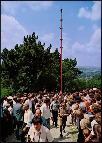 Ansichtskarte Holzkirchen Holzkirchener Kerzenwallfahrt zum Bogenberg 1978