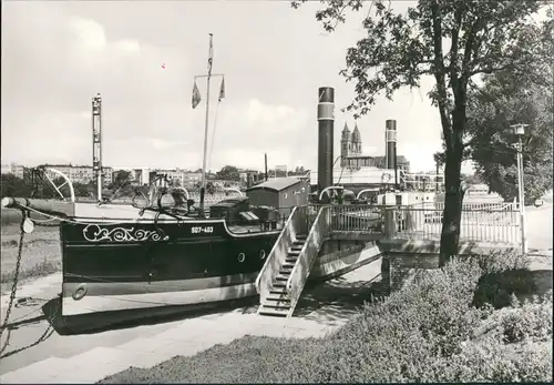 Ansichtskarte Magdeburg Museums- und Gaststättenschiff SD "Württemberg" 1979