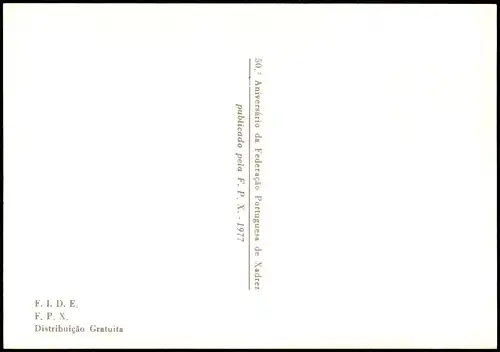 Ansichtskarte  ANO MUNDIAL DE XADREZ KARPOV EUWE Schach Chess - Spiel 1977