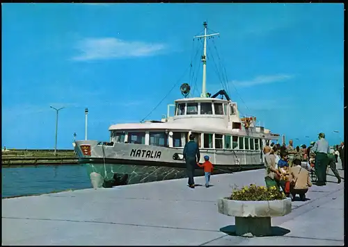 Statek Zeglugi Gdańskiej "Natalia” (Fahrgastschiff Ship) 1972