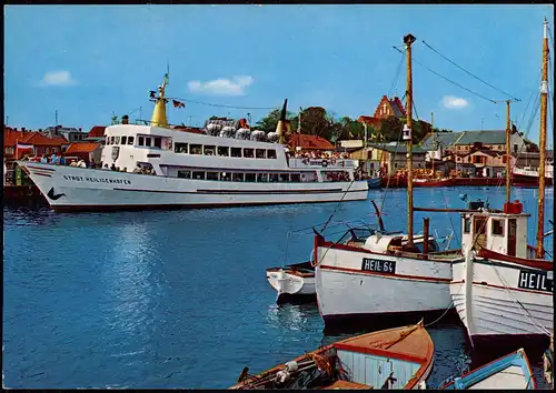 Ansichtskarte Heiligenhafen Hafen Seebäder Schiff STADT HEILIGENHAFEN 1977