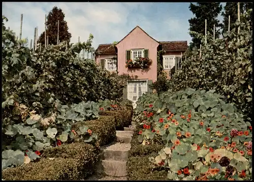 Meersburg ANNETTE von DROSTE HÜLSHOFF'S FÜRSTENHÄUSLE Droste-Museum 1965