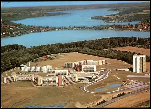 Ansichtskarte Ratzeburg Luftbild mit Senioren-Wohnsitz Gebäude 1975