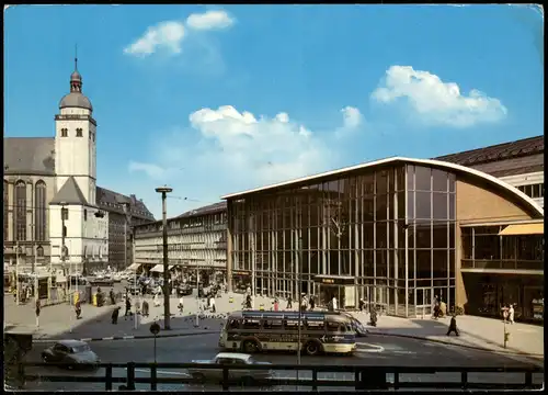 Ansichtskarte Köln Hauptbahnhof, Bus 1971