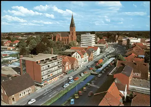 Ansichtskarte Papenburg (Ems) Straßenblick 1979