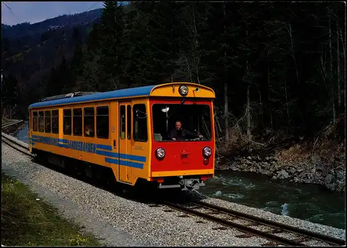 Steiermärkische Landesbahnen (StmlB) Schmalspur-Triebwagen bei TAMSWEG 1981