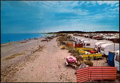 Ansichtskarte Fehmarn (Insel) CAMPING FEHMARNBELT Dänschendorf 1970