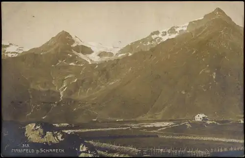 Ansichtskarte Nassfeld Schareck - Gebirge - Fotokarte 1922