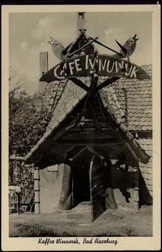 Ansichtskarte Bad Harzburg Kaffeehaus Winuwuk 1940
