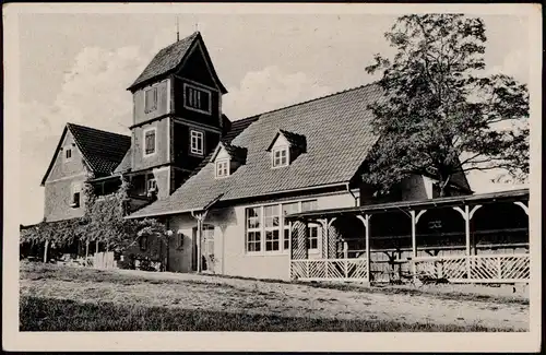 Ansichtskarte Erxleben Gasthaus Riechheimer Berg 513 m ü.d.M. 1951