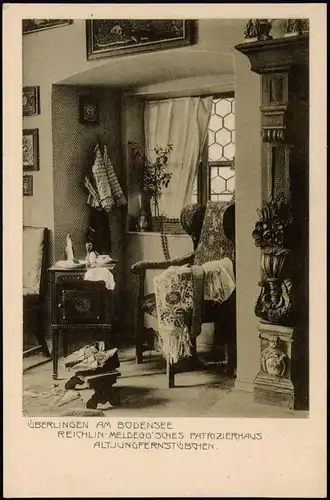Überlingen REICHLIN-MELDEGG'SCHES PATRIZIERHAUS ALTJUNGFERNSTUBCHEN. 1922