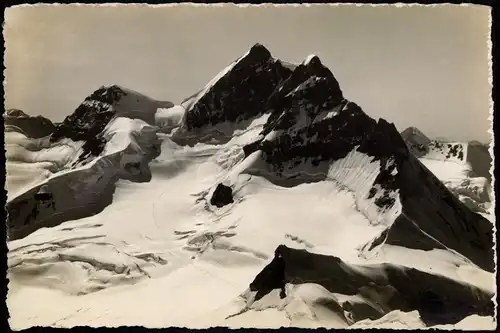 Lauterbrunnen Mönch Die Jungfrau Gletscher Glacier Fotokarte 1925