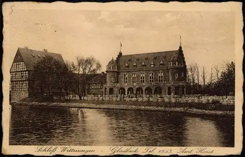 Ansichtskarte Gladbeck Schloß Wittrinngen 1928