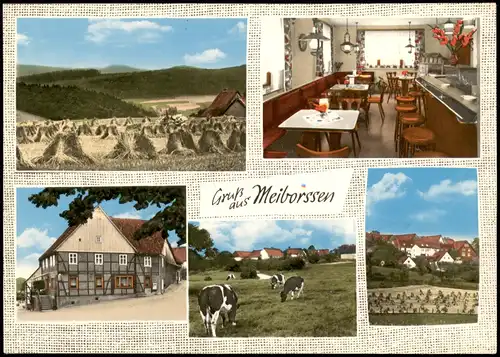 Ansichtskarte Meiborssen Mehrbild-AK Gasthaus und Pension Reinhold Tacke 1960