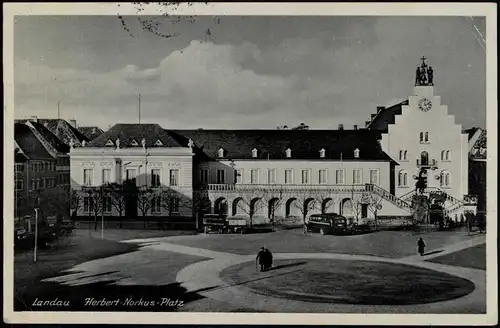 Ansichtskarte Landau in der Pfalz Herbert-Norkus-Platz 1940