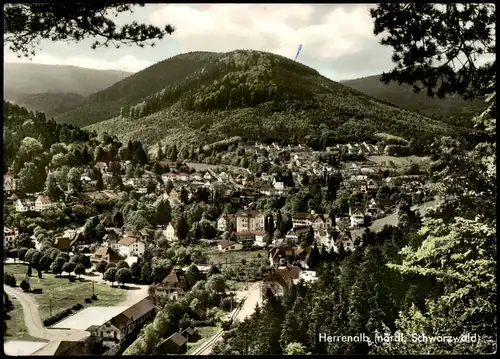 Ansichtskarte Bad Herrenalb Panorama-Ansicht; Ort im Schwarzwald 1971