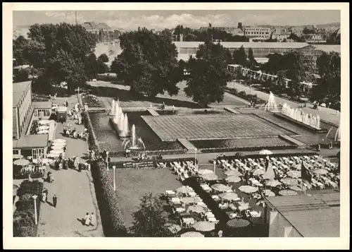 Ansichtskarte Essen (Ruhr) Blick vom Grugaturm (Aussichtsturm) 1955