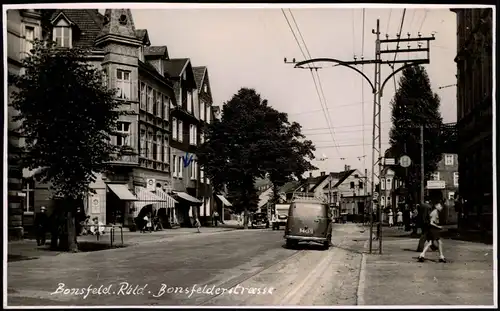 Ansichtskarte Bonsfeld-Velbert Bonsfelderstraße - Fotokarte 1953