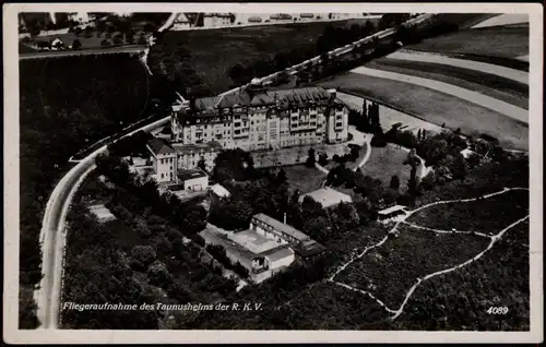 Ansichtskarte Königstein (Taunus) Luftbild Taunusheim 1934