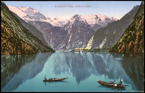 Ansichtskarte Schönau am Königssee Malerwinkel am Königssee 1910