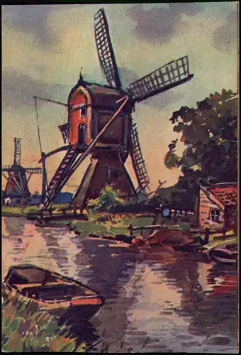 .Niederlande Holland / Dutch / Niederlande Windmühlen Windmill 1928