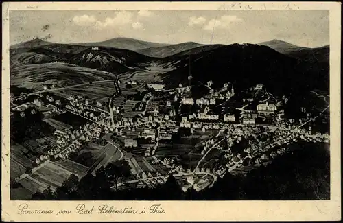 Ansichtskarte Bad Liebenstein Stadtblick 1935