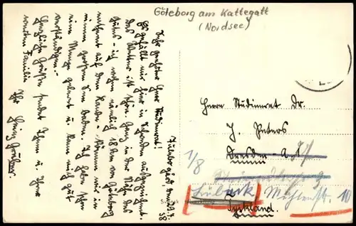 Postcard Göteborg Göteborg Luftbild 1938