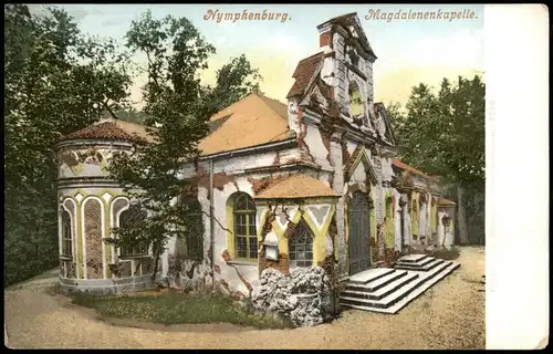 Ansichtskarte Nymphenburg-München Magdalenenkapelle Nymphenburg 1900