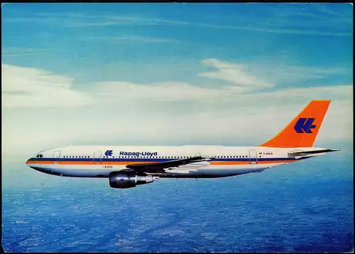 Ansichtskarte  Flugzeug Airplane Hapag-Lloyd Airbus A-300 B4 1979