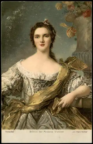 Künstlerkarte Jan Mare Nattier Bildnis der Madame Victoire 1910