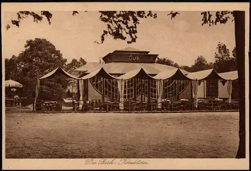 Ansichtskarte Dresden Jahresschau D.A. Die Park Konditorei 1923