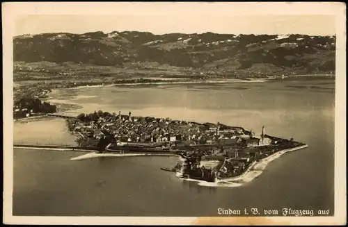 Ansichtskarte Lindau (Bodensee) Luftbild 1932