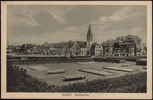 Ansichtskarte Essen (Ruhr) Moltkeplatz 1916